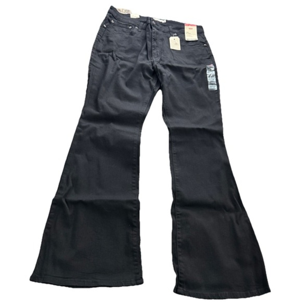 Levi's 726 Women's High-Rise‎ Flare Jeans Size 18 34x32 Black Medium Wash